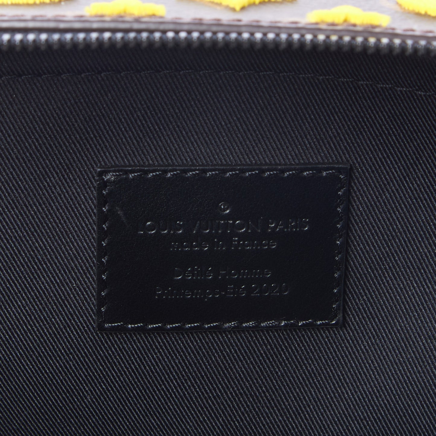 Monogram Tuffetage Speedy Trunk Jaune