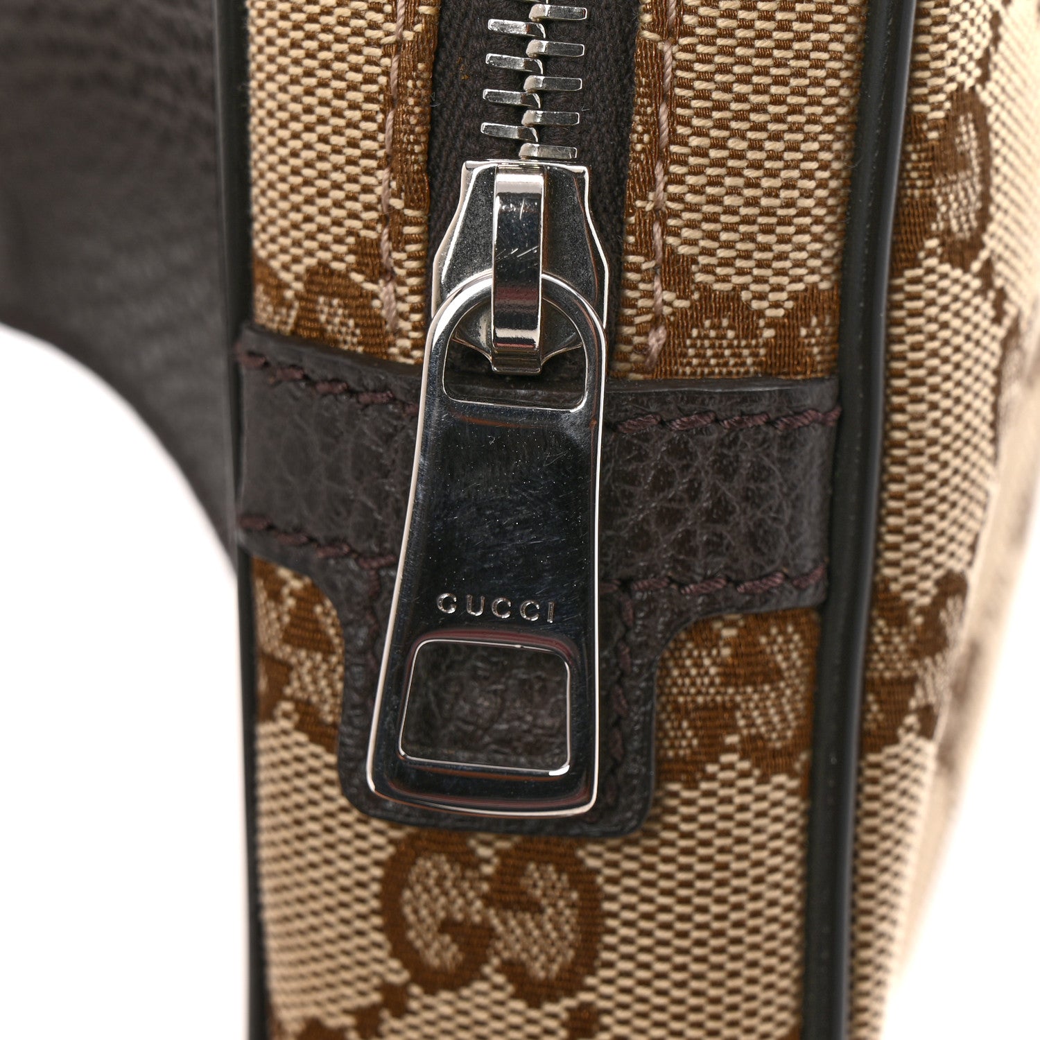 Gucci Monogram Belt Bag Dark Brown 22 of 23