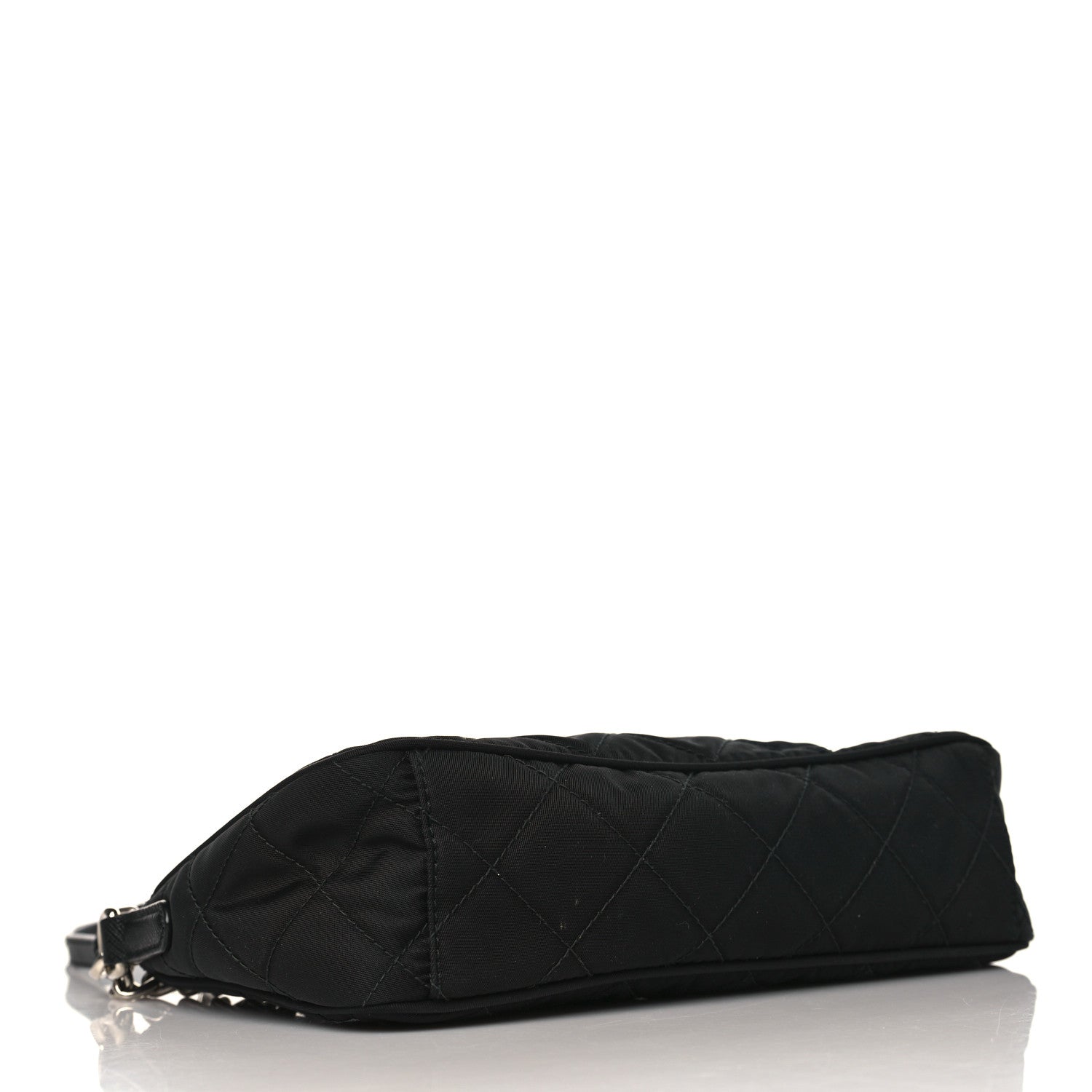 Prada Nylon Tessuto Impuntu Quilted Crossbody Bag Black 4 of 9