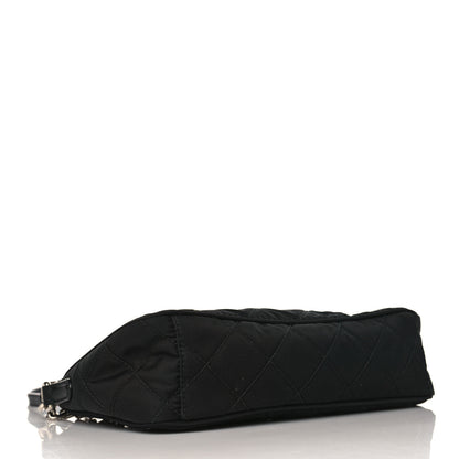 Prada Nylon Tessuto Impuntu Quilted Crossbody Bag Black 4 of 9