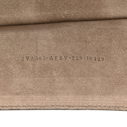 Fendi Recycled Fabric Jacquard Vitello King FF 1974 Baguette Soft Trunk Tobacco Moro Sand 7 of 10