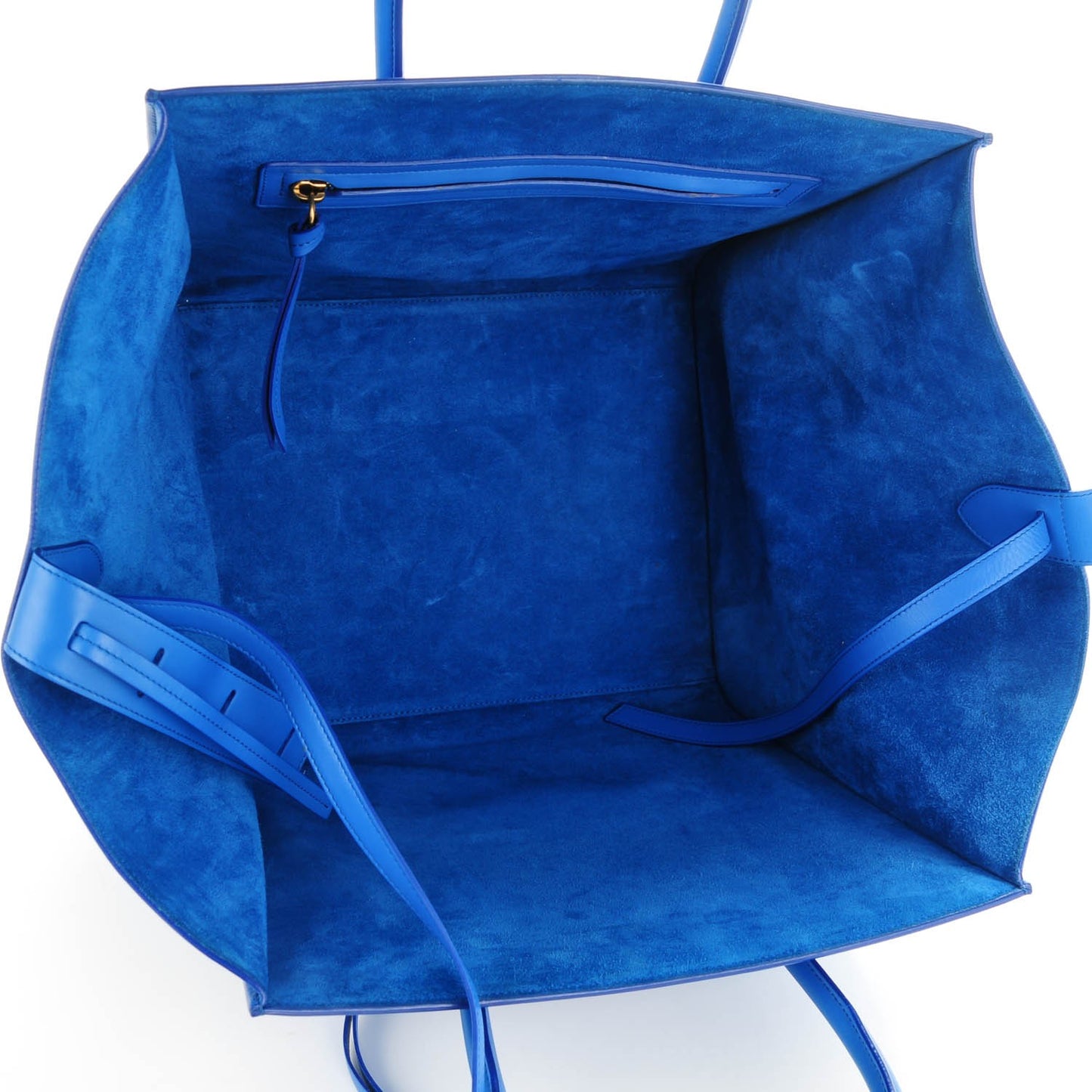 Smooth Calfskin Medium Phantom Luggage Electric Blue