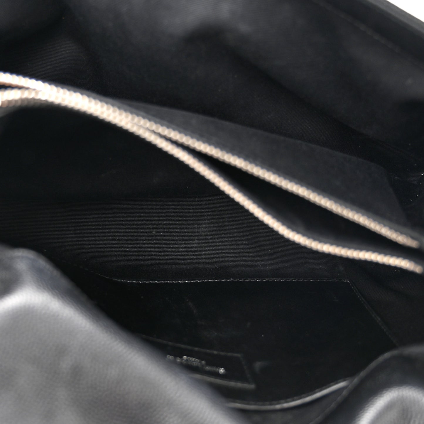 Grain De Poudre Monogram Toy West Hollywood Fold-Over Bag Black
