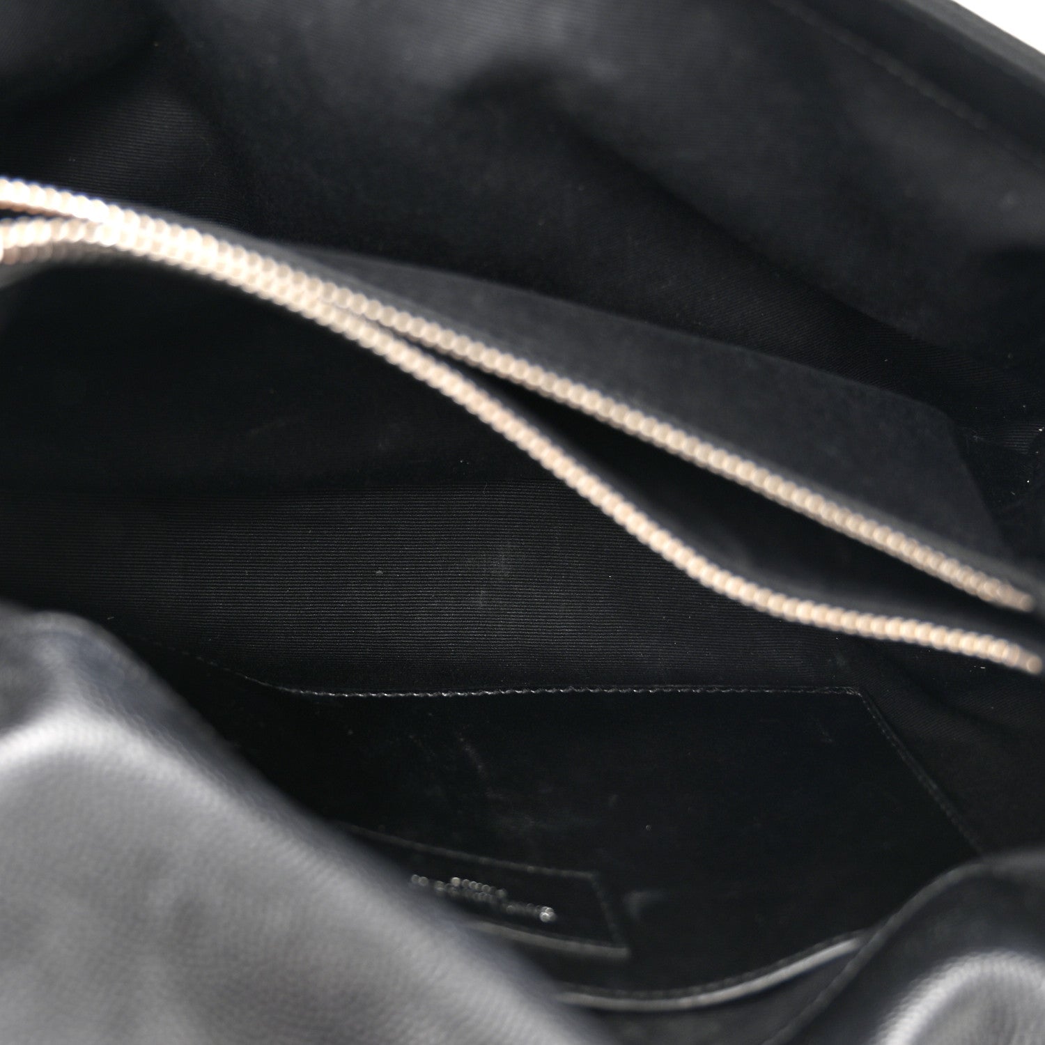 Saint Laurent Grain De Poudre Monogram Toy West Hollywood Fold-Over Bag Black 5 of 11