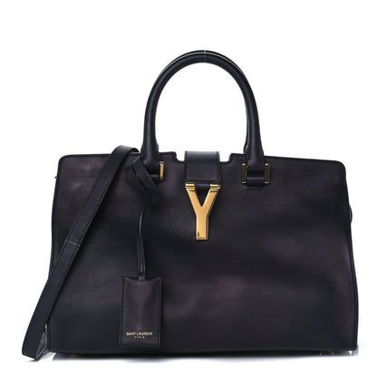 Saint Laurent Calfskin Small Classic Y Cabas Navy Blue 1 of 12