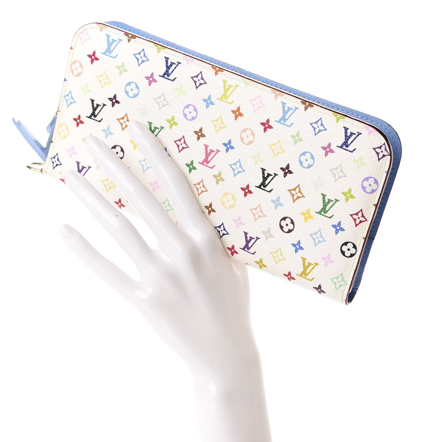 Louis Vuitton Monogram Multicolor Insolite Wallet White Raisin 2 of 6