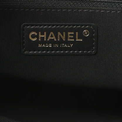 Chanel Aged Calfskin Medium Charm Shopping Bag Black 8 of 10