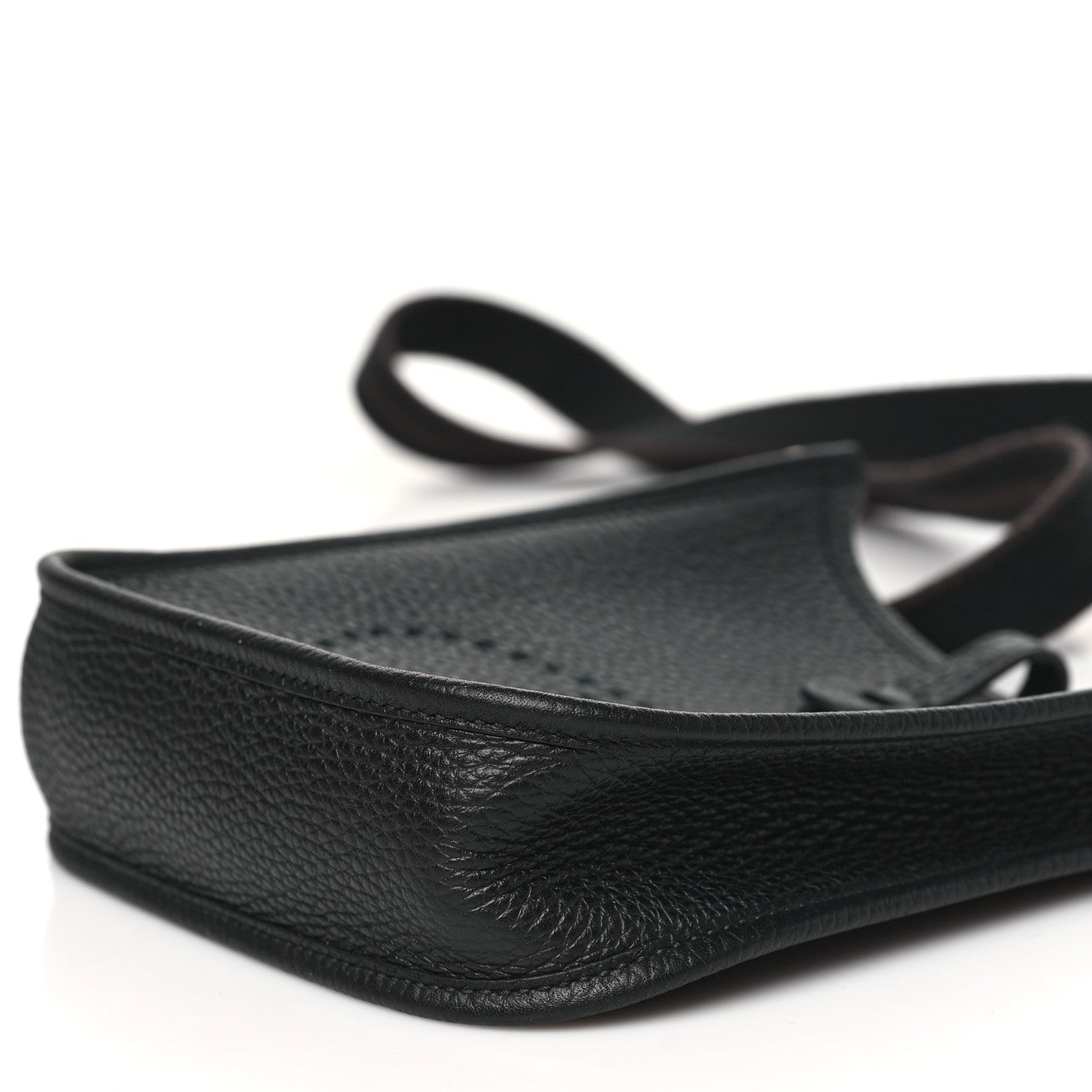 Hermes Taurillon Clemence Evelyne TPM Black Chocolate 10 of 11