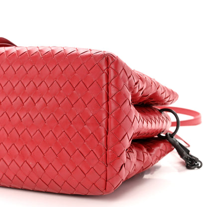 Bottega Veneta Calfskin Intrecciato Mini Roma Red 11 of 12