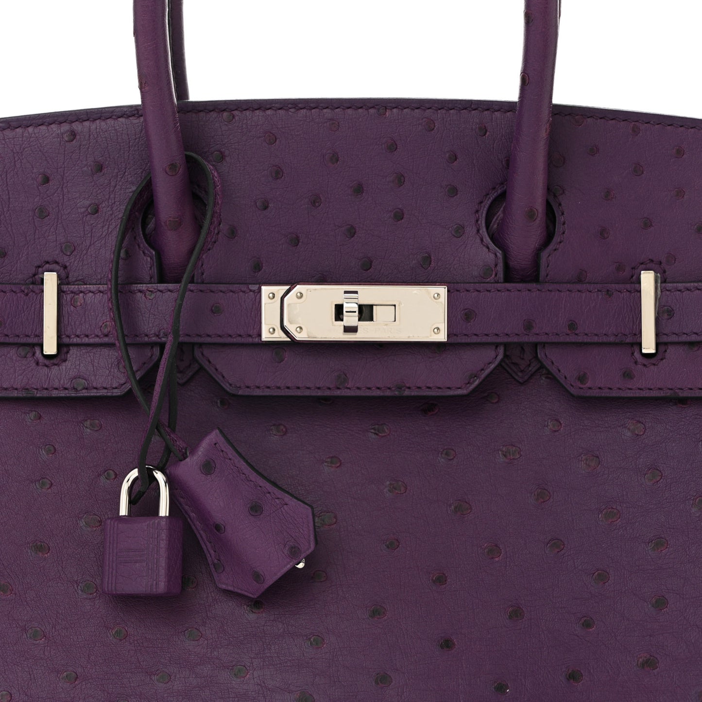Ostrich Birkin 30 Violine