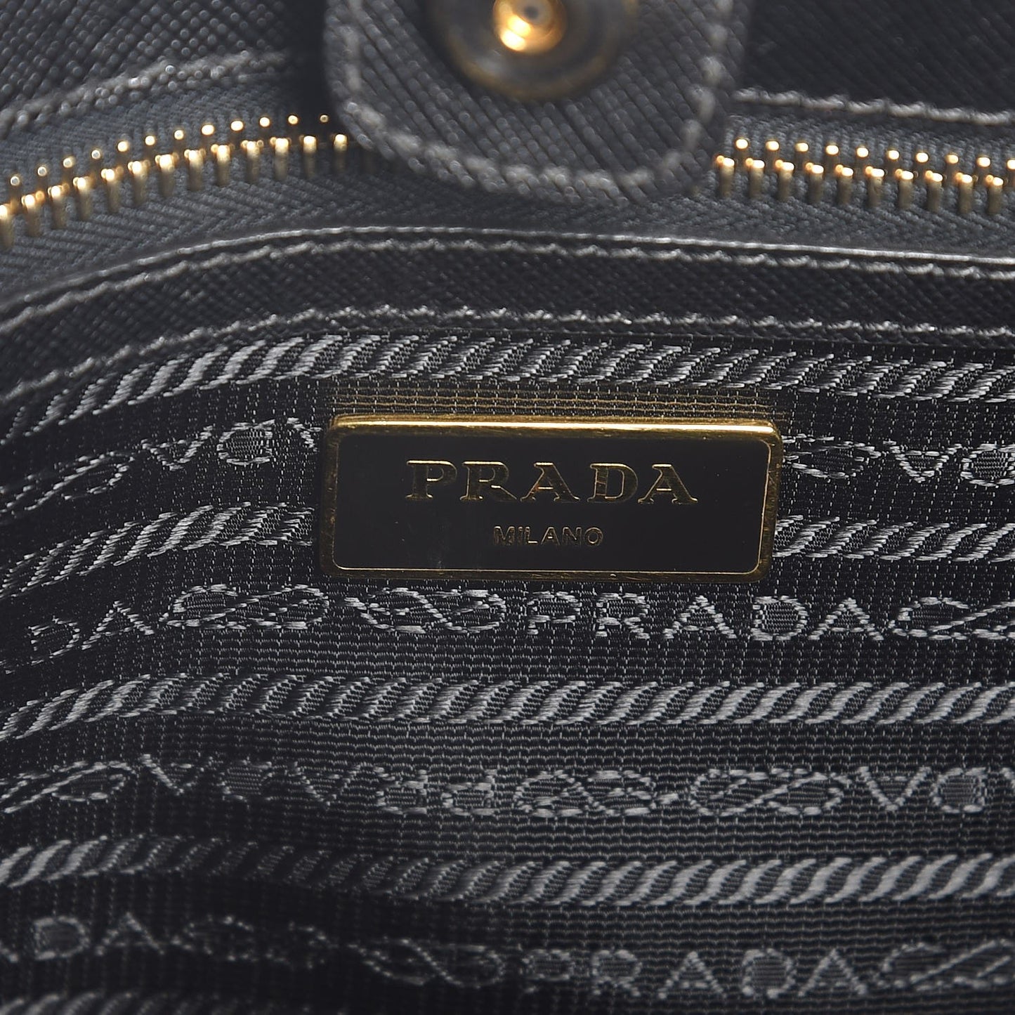 Saffiano Lux Large Tote Nero Black