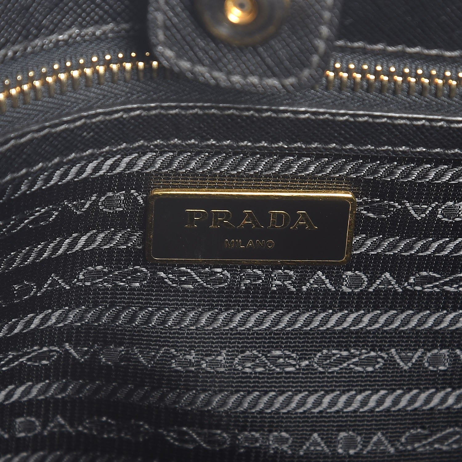 Prada Saffiano Lux Large Tote Nero Black 6 of 13
