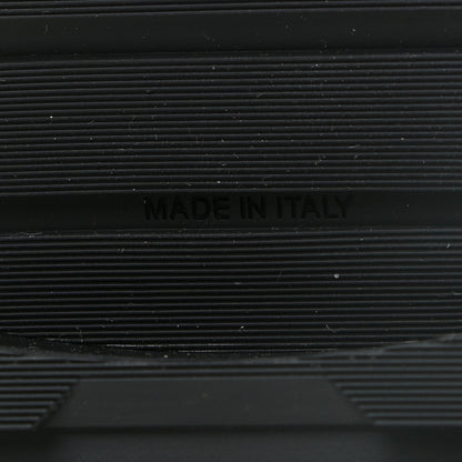 Chanel Shiny Calfskin Quilted Lace Up Combat Boots 36.5 Black 9 of 12