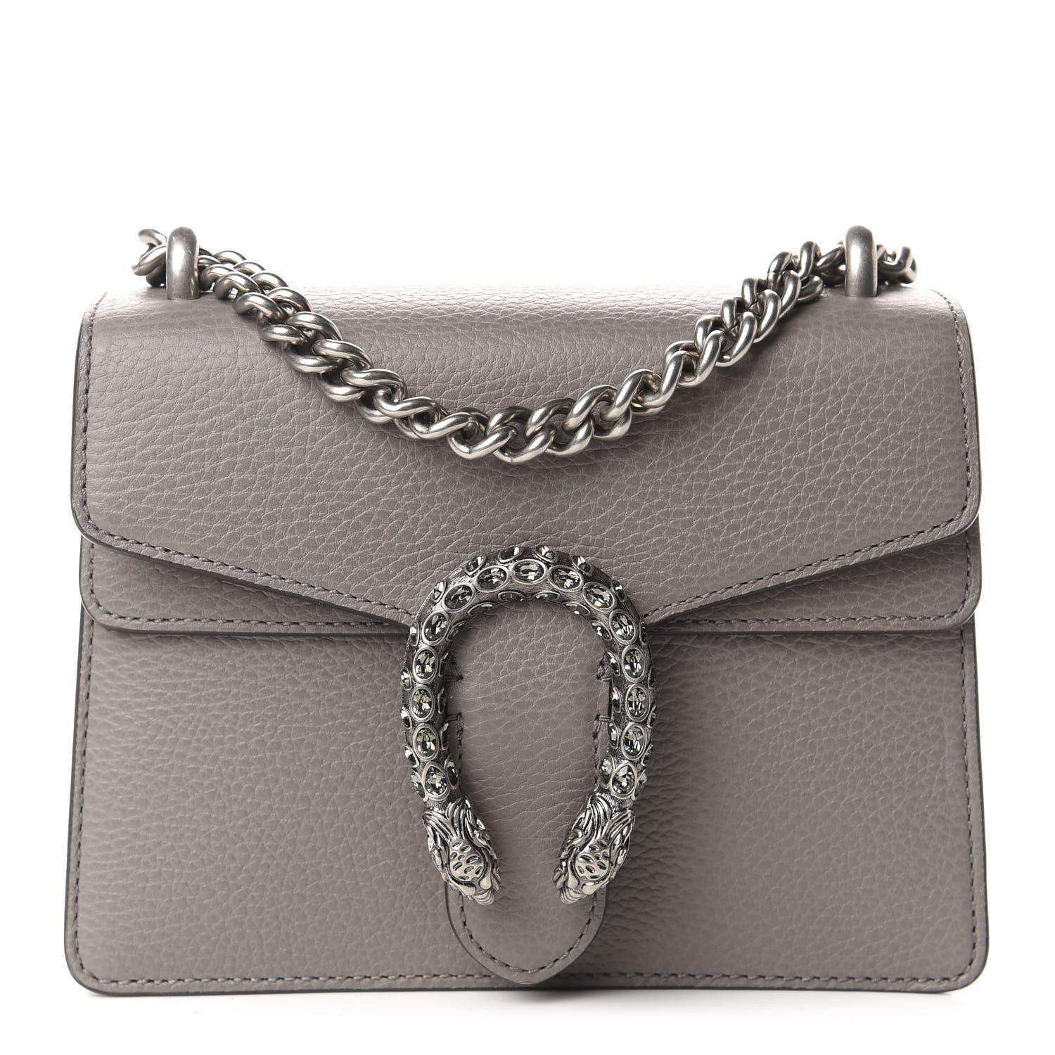Gucci Calfskin Mini Dionysus Shoulder Bag Dusty Grey 1 of 10