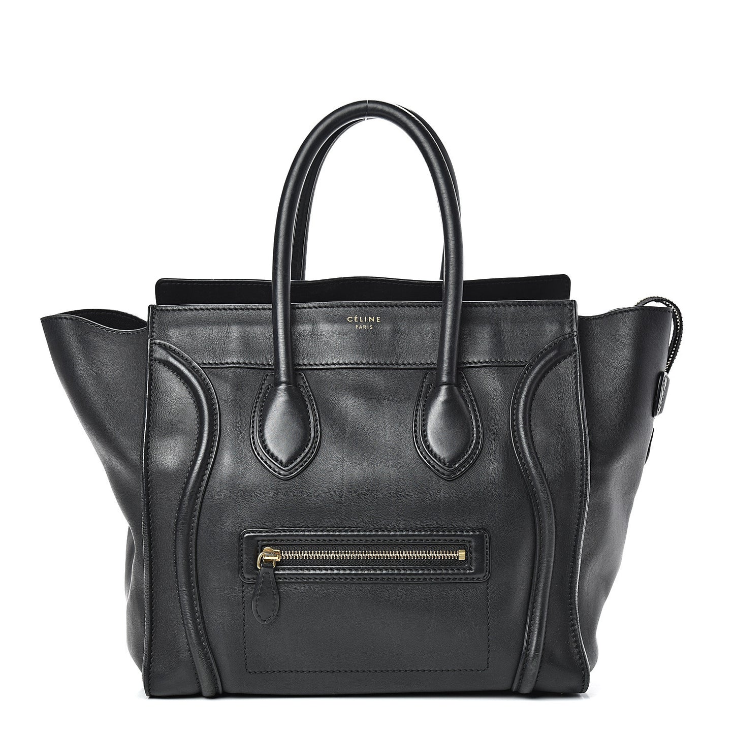 Smooth Calfskin Mini Luggage Black