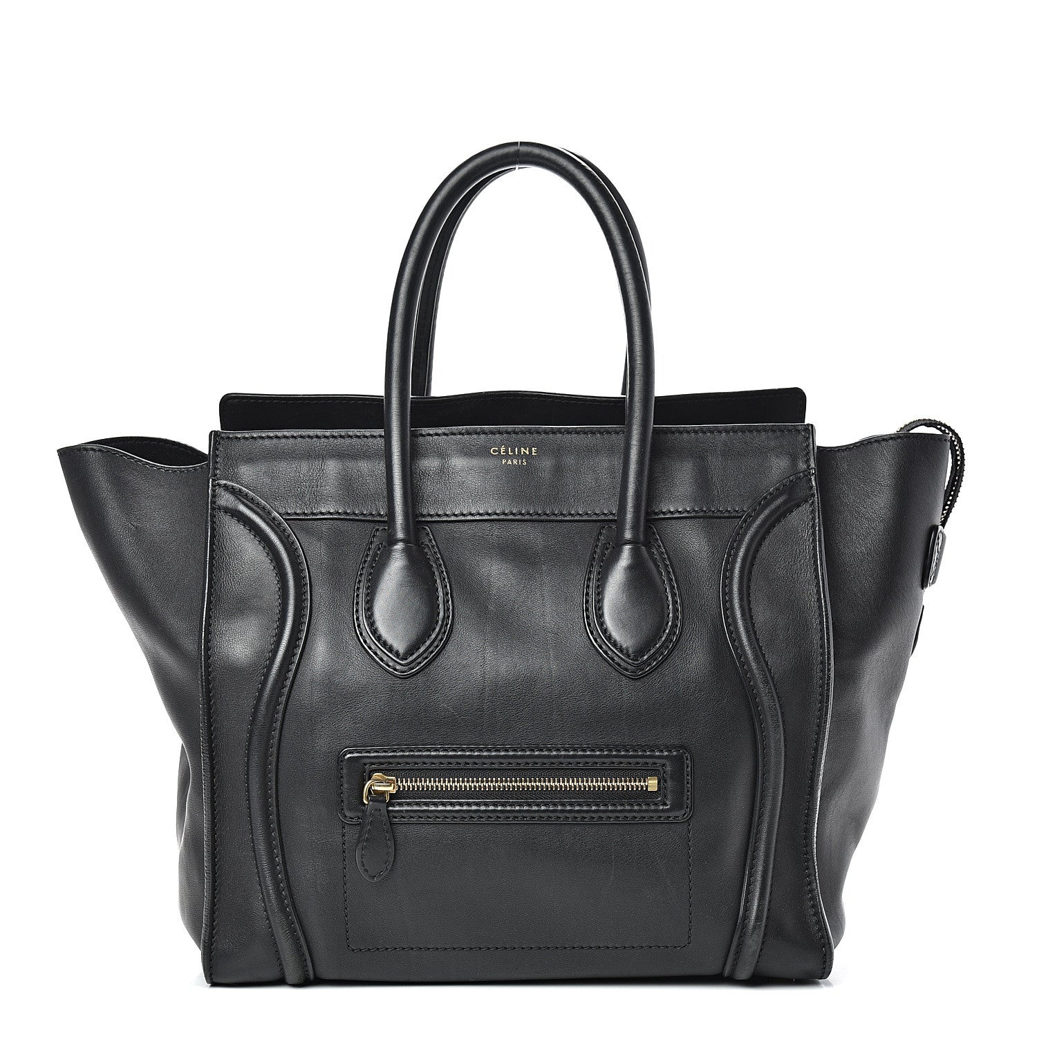 Celine Smooth Calfskin Mini Luggage Black 1 of 21