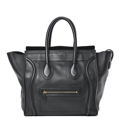 Celine Smooth Calfskin Mini Luggage Black 1 of 21