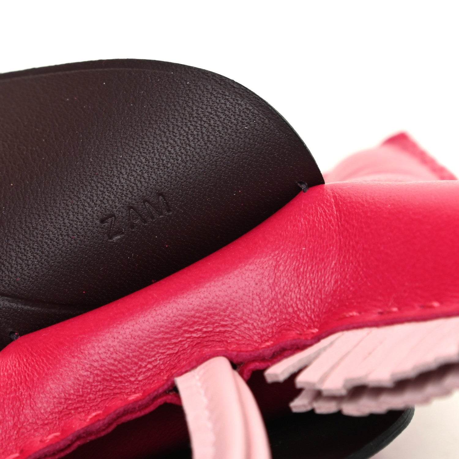 Hermes Milo Lambskin Grigri Rodeo Pegase Horse Bag Charm MM Framboise Rose Sakura Rouge Sellier 4 of 5