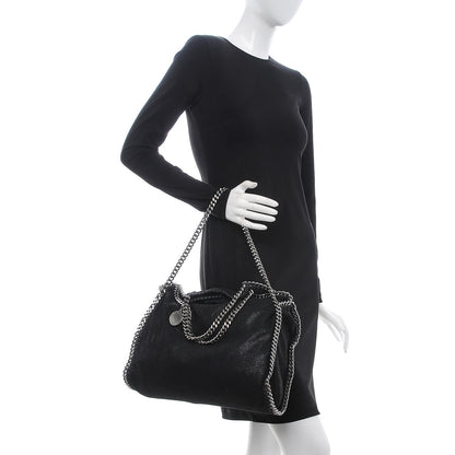 Stella McCartney Shaggy Deer Falabella Fold Over Tote Black 2 of 10