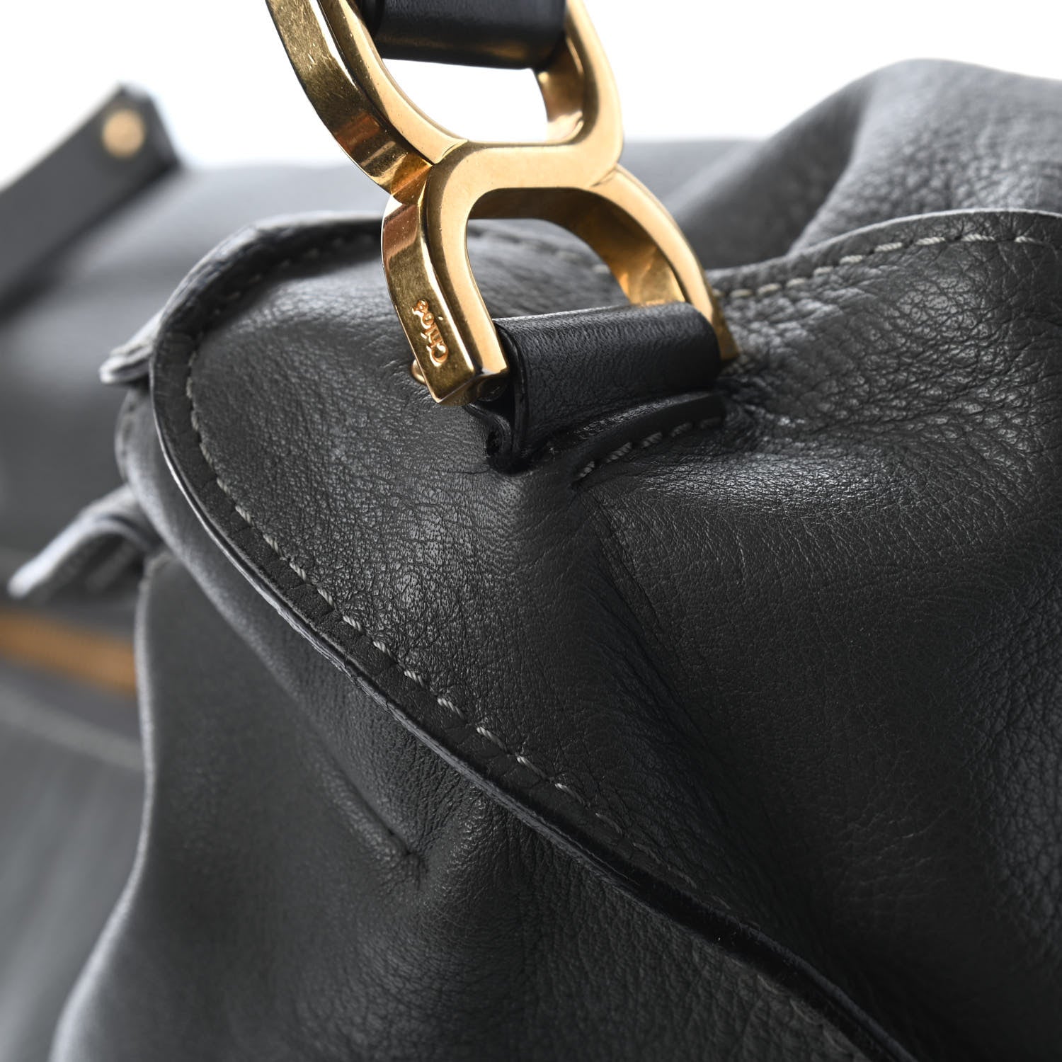 Chloe Calfskin Large Marcie Hobo Stone 10 of 10