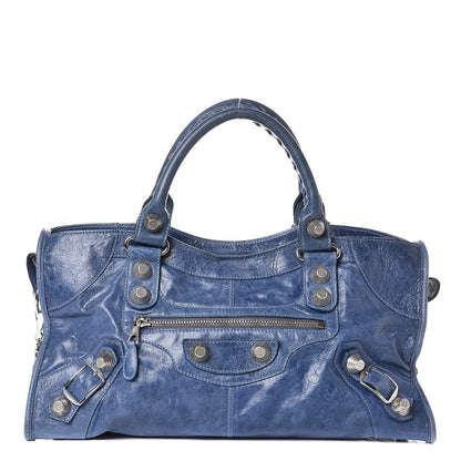 Balenciaga Chevre Giant 21 Silver Hardware Part Time Ocean 1 of 13