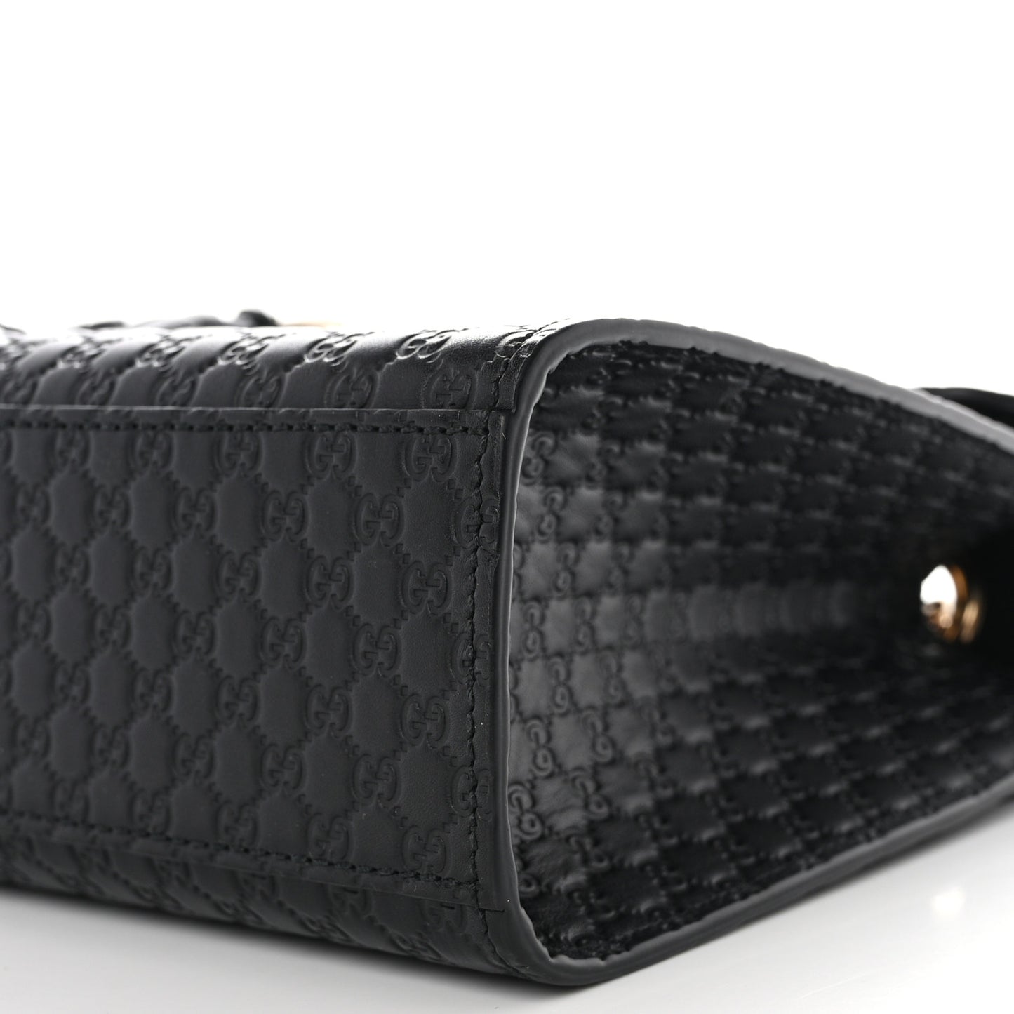 Microguccissima Medium Emily Chain Shoulder Bag Black
