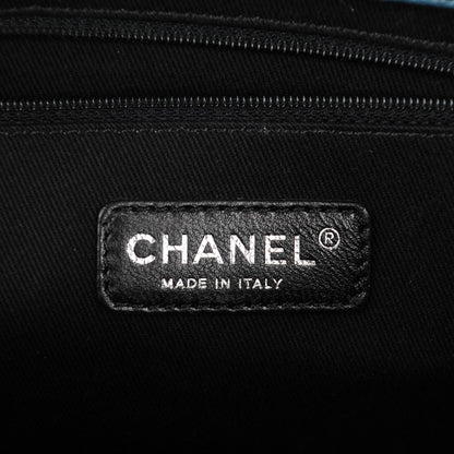 Chanel Washed Lambskin Quilted Maxi Take Away Flap Turquoise 6 of 8