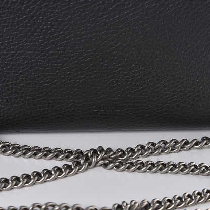 Gucci Calfskin Mini Dionysus Chain Wallet Black 8 of 9