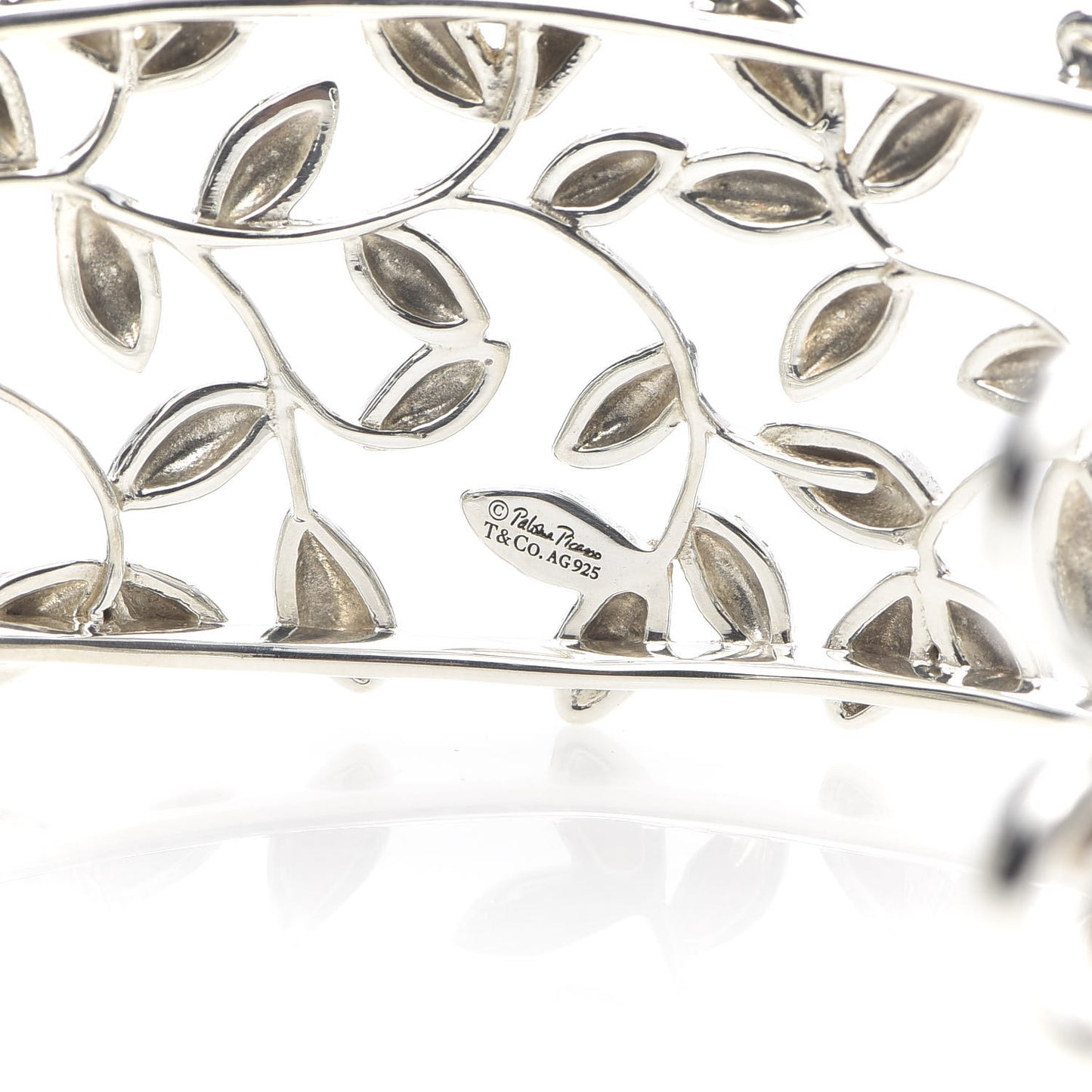 Sterling Silver Paloma Picasso Olive Leaf Cuff Bracelet
