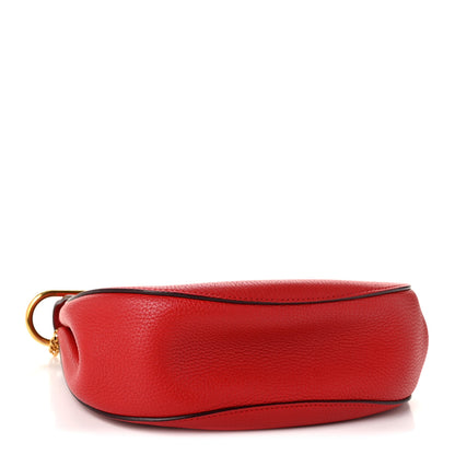 Chloe Grained Lambskin Mini Drew Shoulder Bag Plaid Red 4 of 10