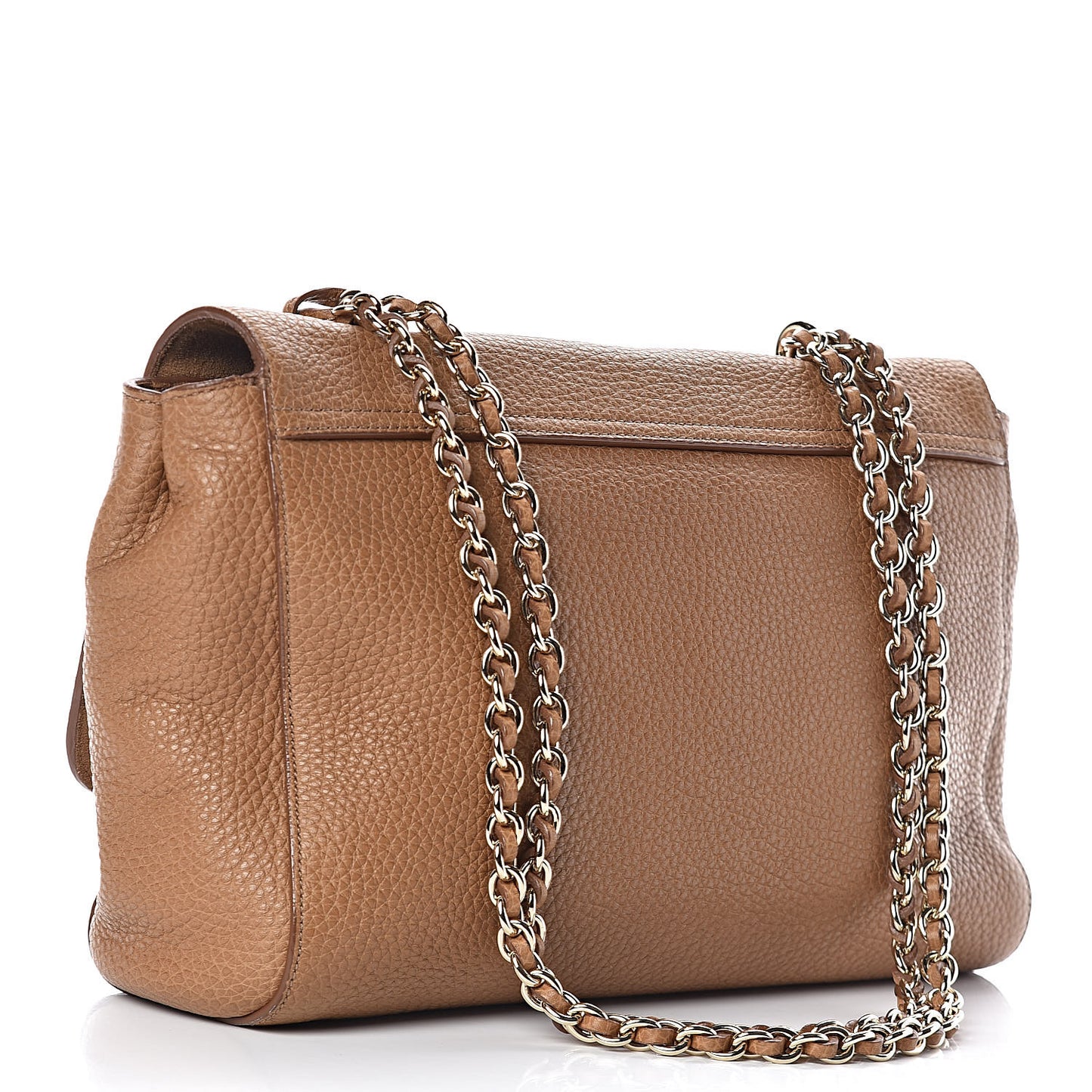 Glossy Goatskin Medium Lily Deer Brown