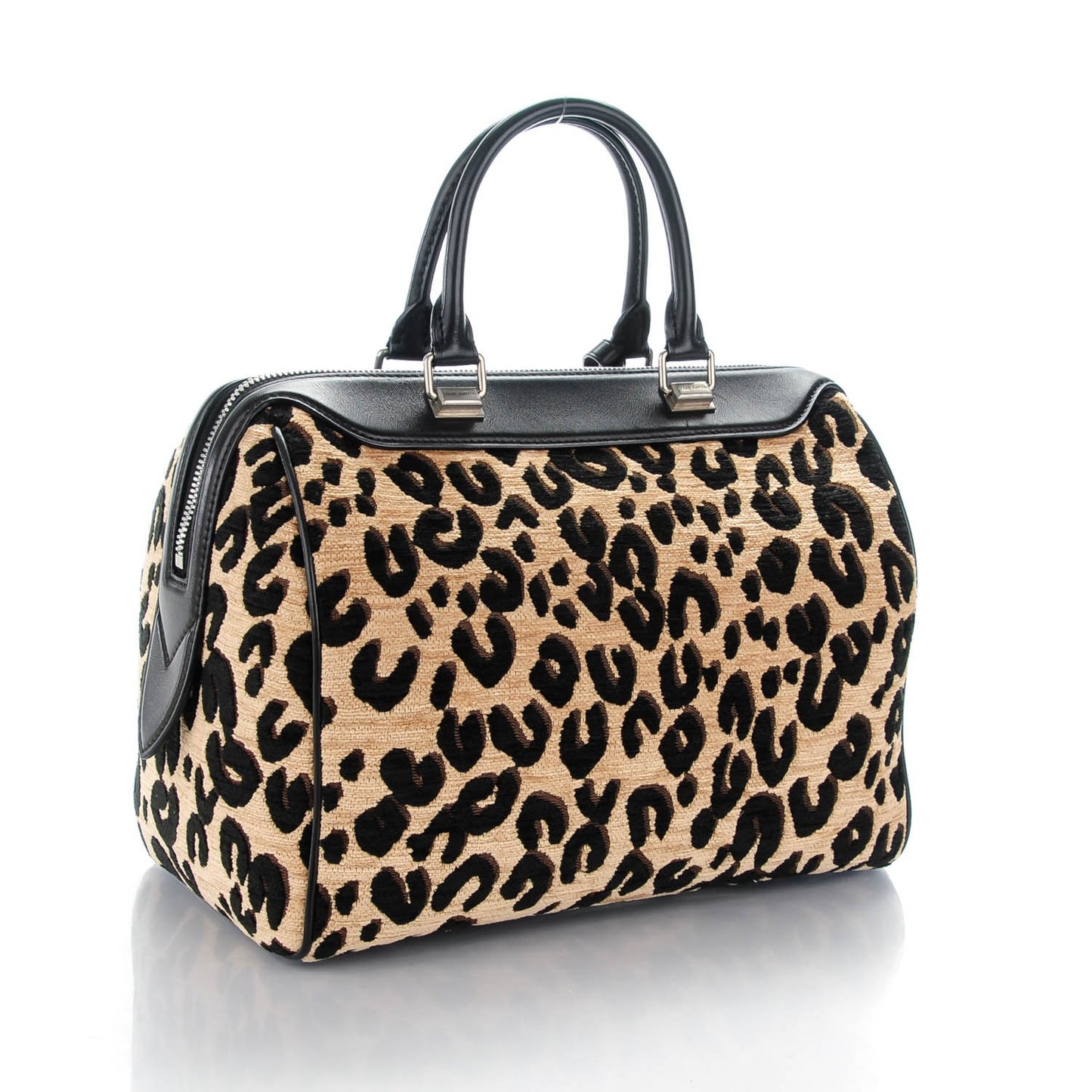 Jacquard Velvet Leopard Print Stephen Sprouse Speedy