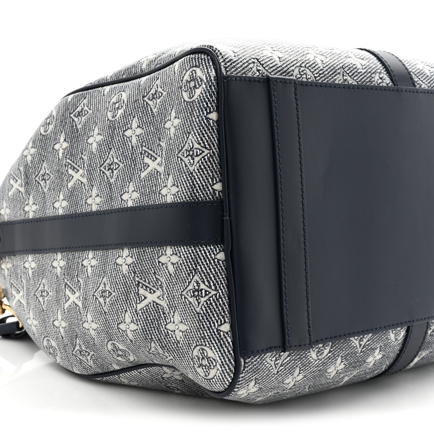 Louis Vuitton Monoglam Keepall 45 Blue 8 of 13