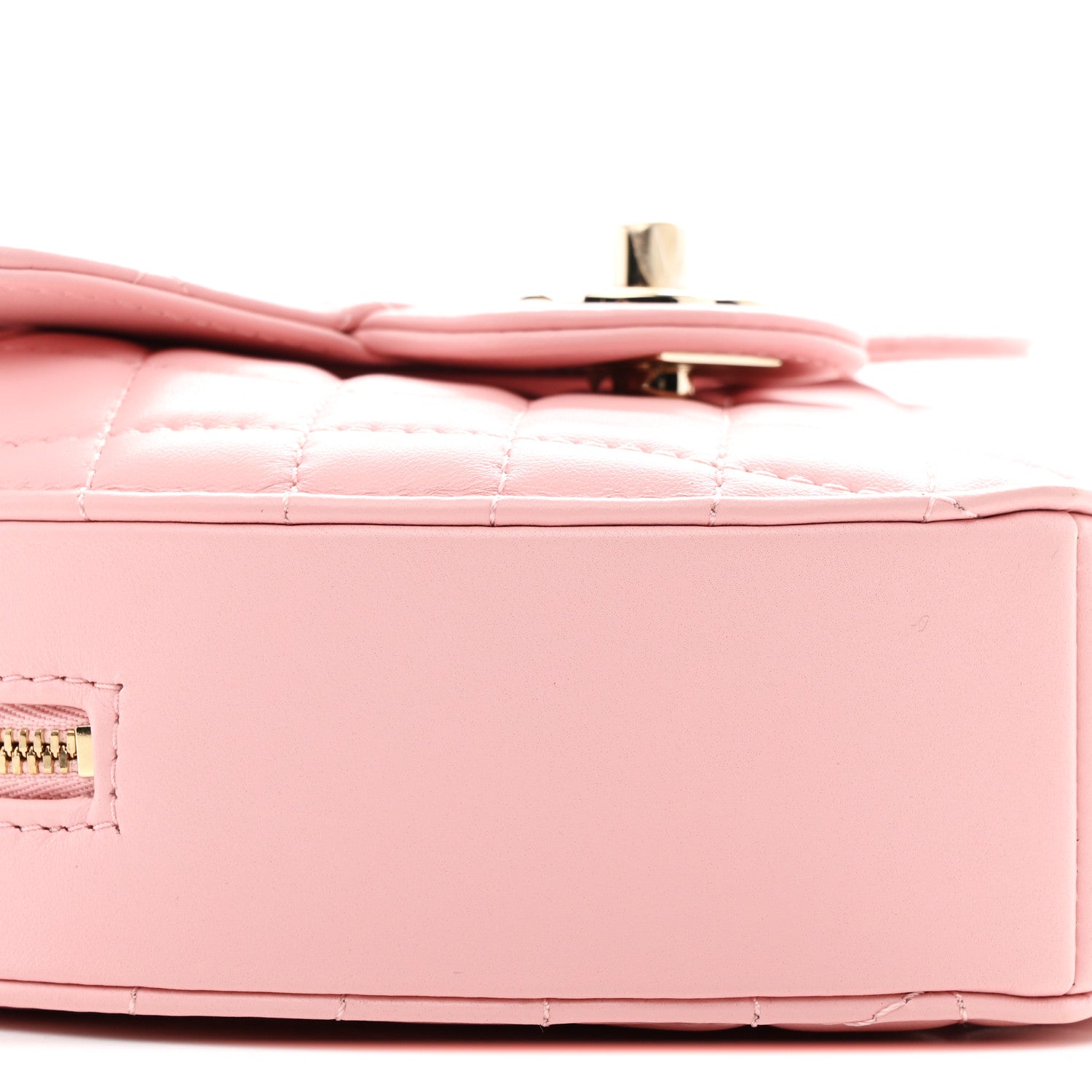Chanel Lambskin Quilted Large CC In Love Heart Bag Light Pink 9 of 11