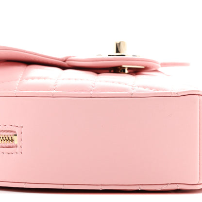 Chanel Lambskin Quilted Large CC In Love Heart Bag Light Pink 9 of 11
