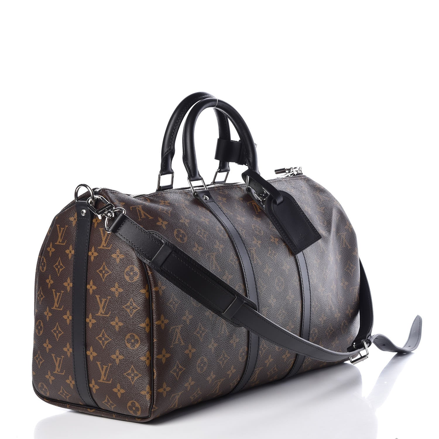 Louis Vuitton Monogram Macassar Keepall Bandouliere 45 3 of 9