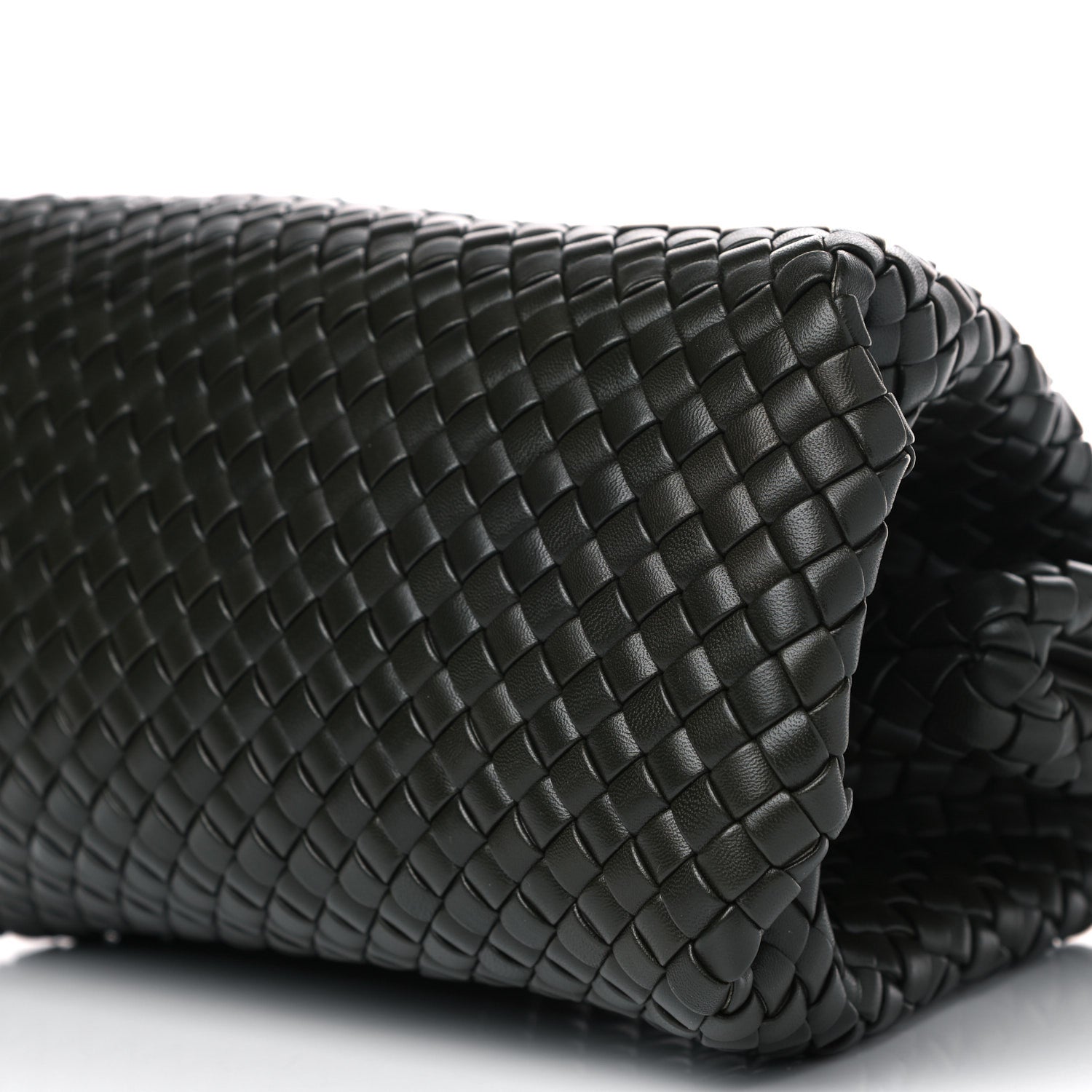 Bottega Veneta Nappa Intrecciato Padded Clutch Green 9 of 9