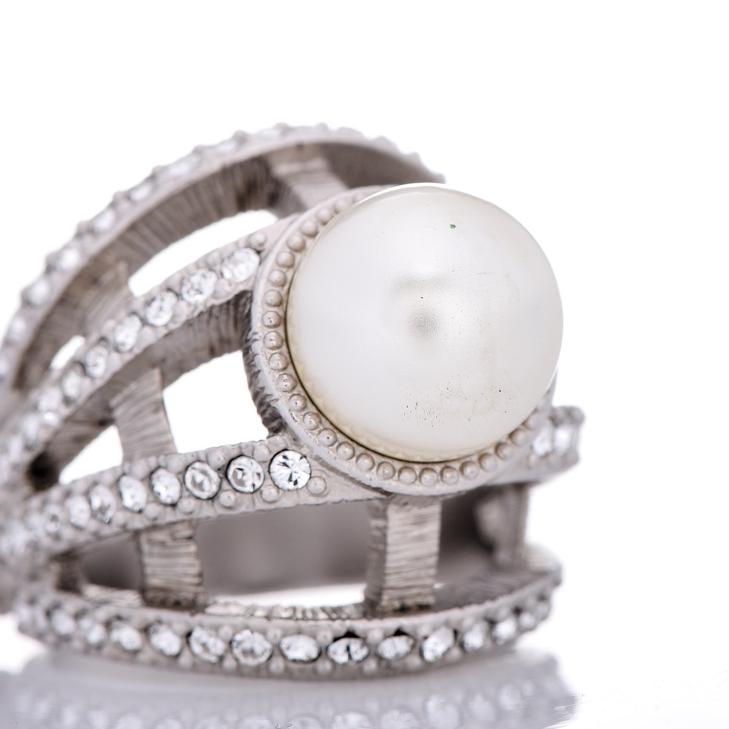 Pearl CC Ring 6 Silver