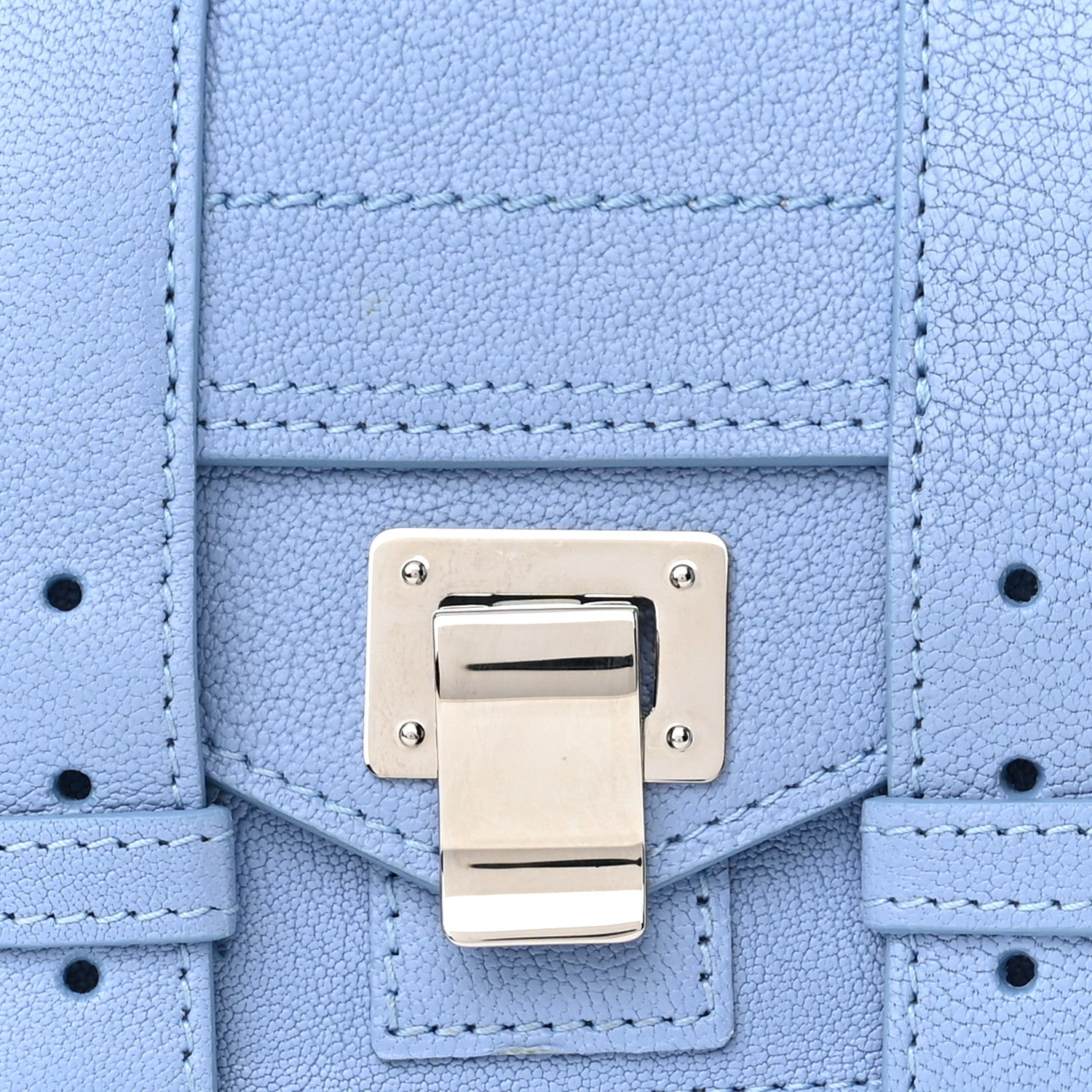 Proenza Schouler Lambskin Micro PS1 Satchel Paris Sky 9 of 14