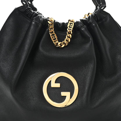 Gucci Calfskin Large Blondie Tote  Black 7 of 9