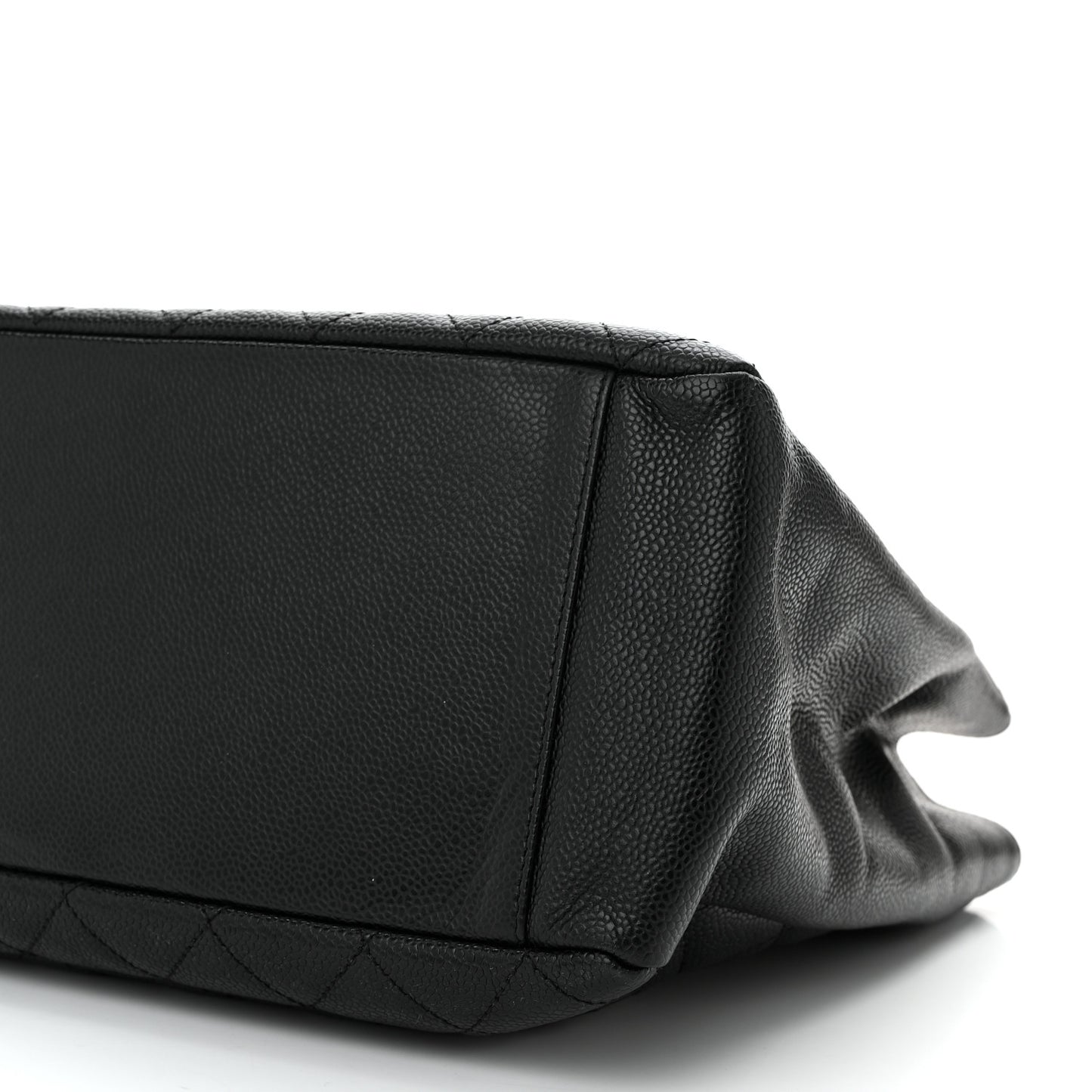 Caviar Quilted Grand Shopping Tote GST Black