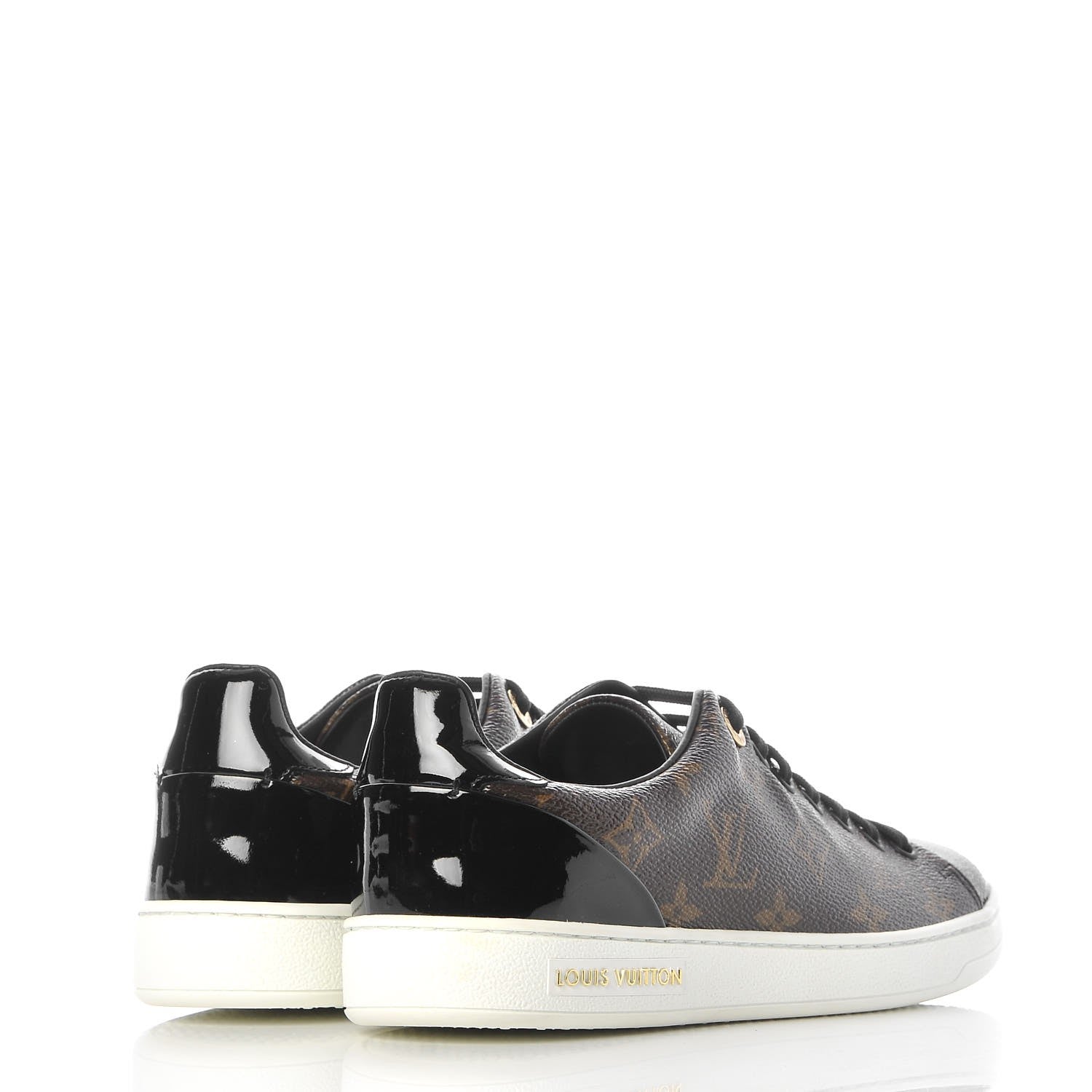 Louis Vuitton Patent Monogram Frontrow Sneakers 37.5 4 of 9