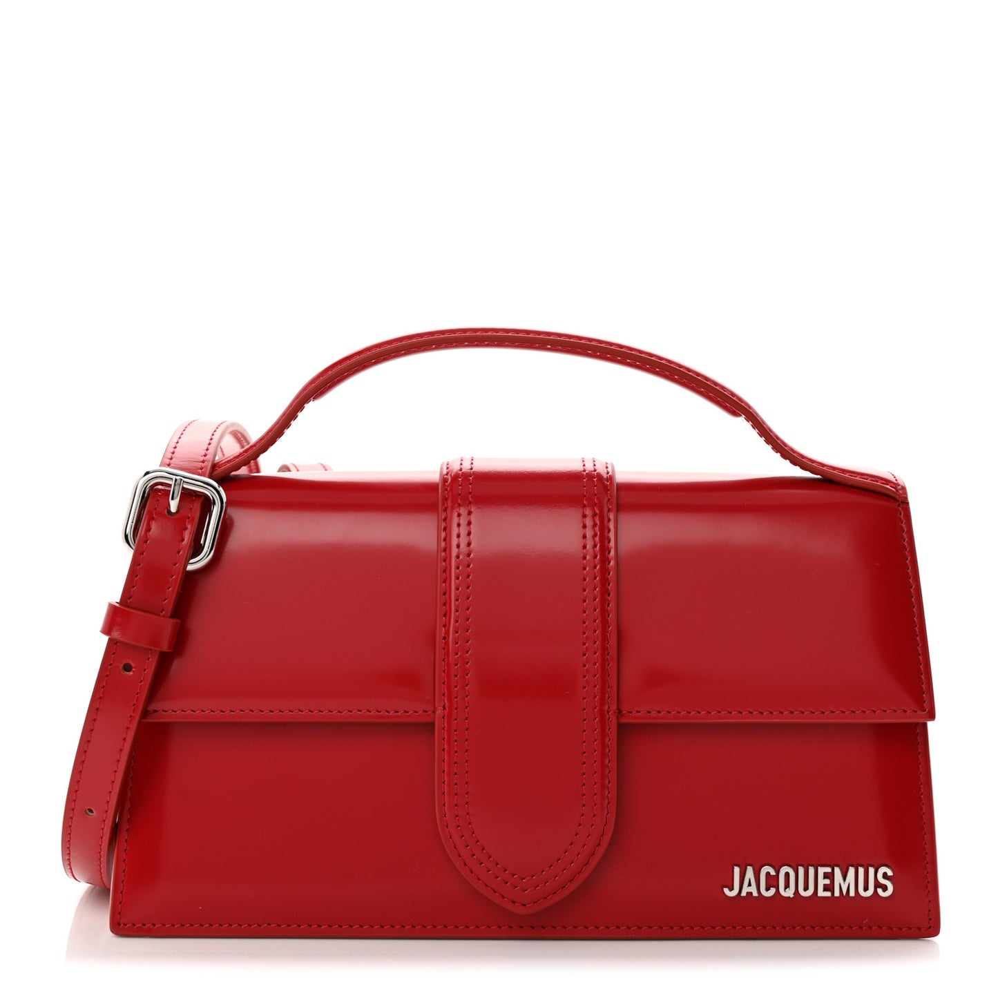 Glazed Calfskin Le Grand Bambino Red