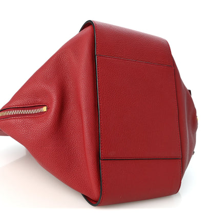 Loewe Grained Calfskin Small Hammock Shoulder Bag Raspberry 9 of 10