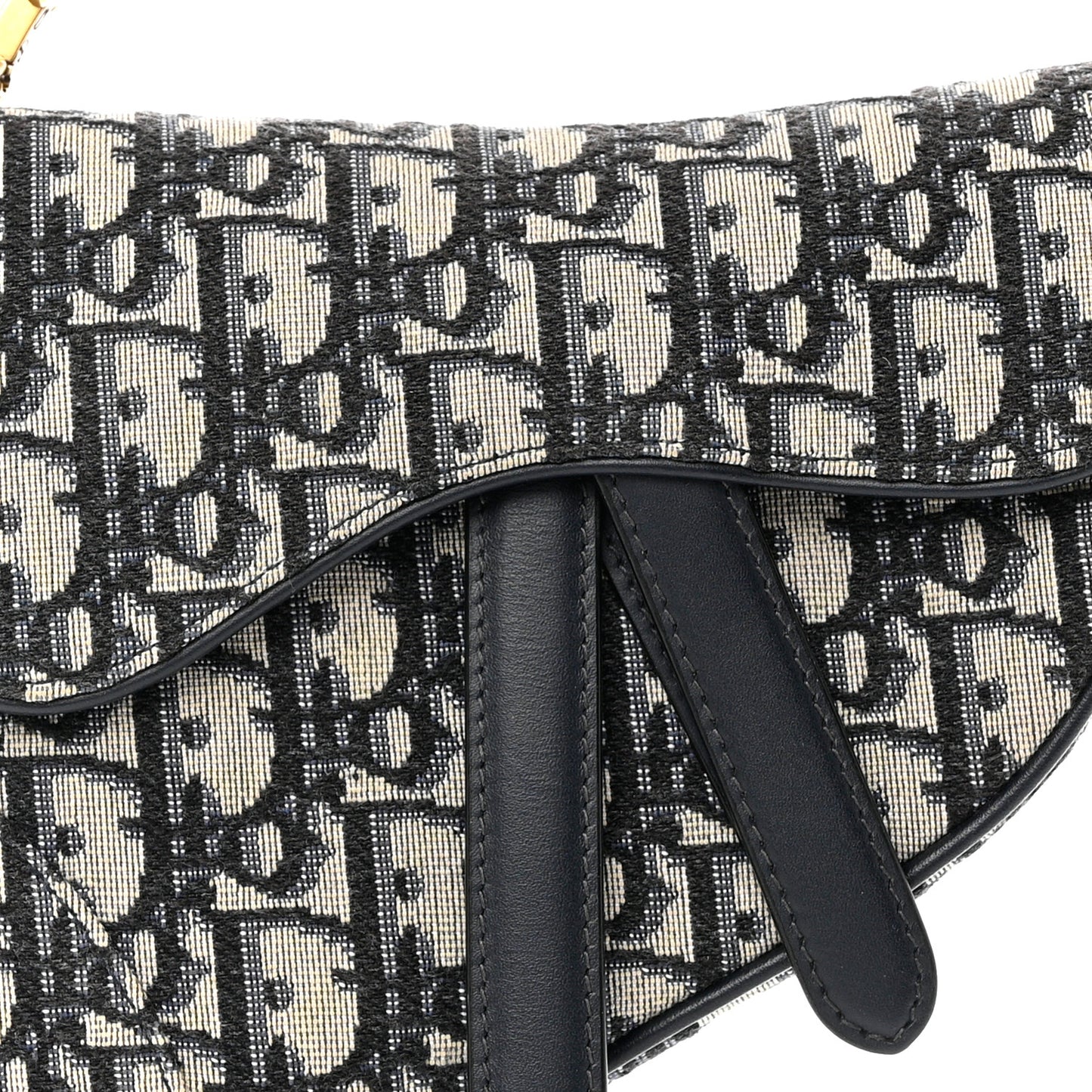 Oblique Mini Saddle Bag Blue