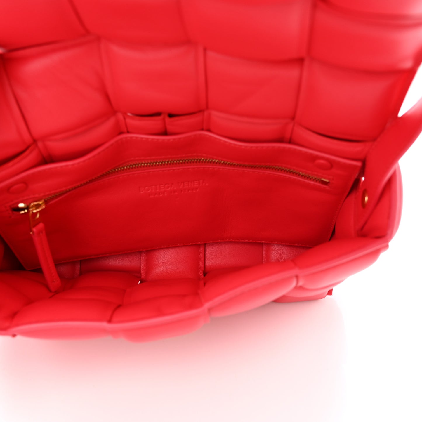 Nappa Maxi Intreccio Padded Cassette Crossbody Bag Firework