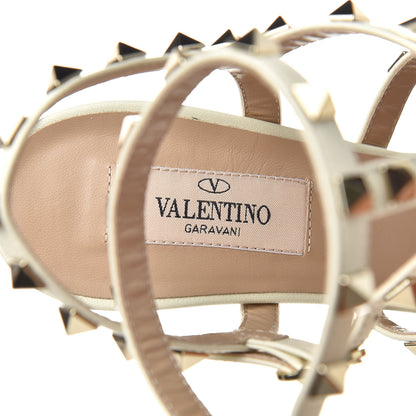 Valentino Garavani Nappa Rockstud Gladiator 105mm Sandals 37 Ivory 7 of 8