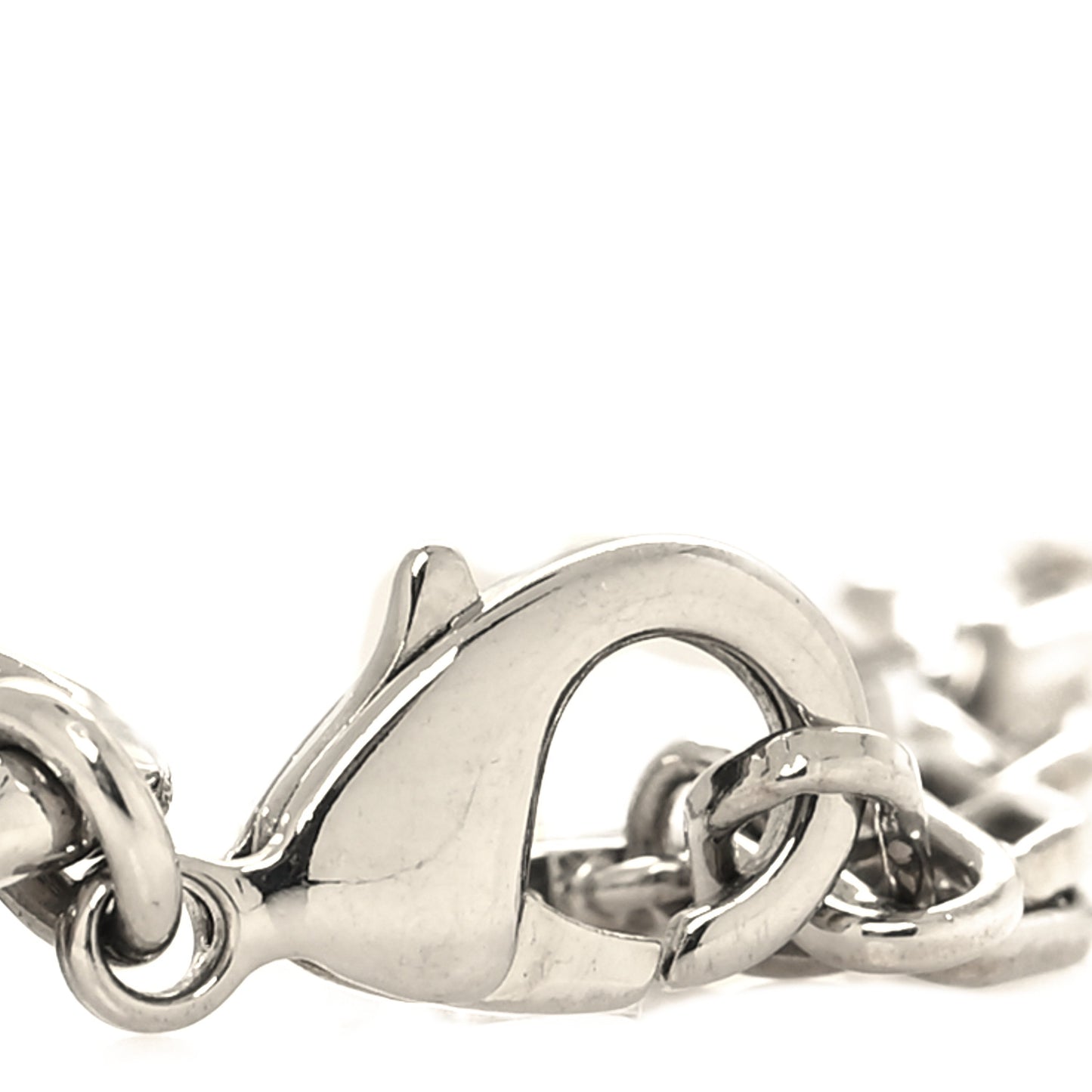 CD Icon Thin Chain Bracelet Silver