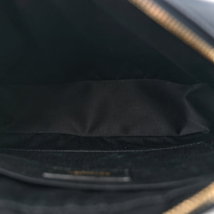 Saint Laurent Calfskin Matelasse Monogram Lou Camera Bag Deep Marine 5 of 11