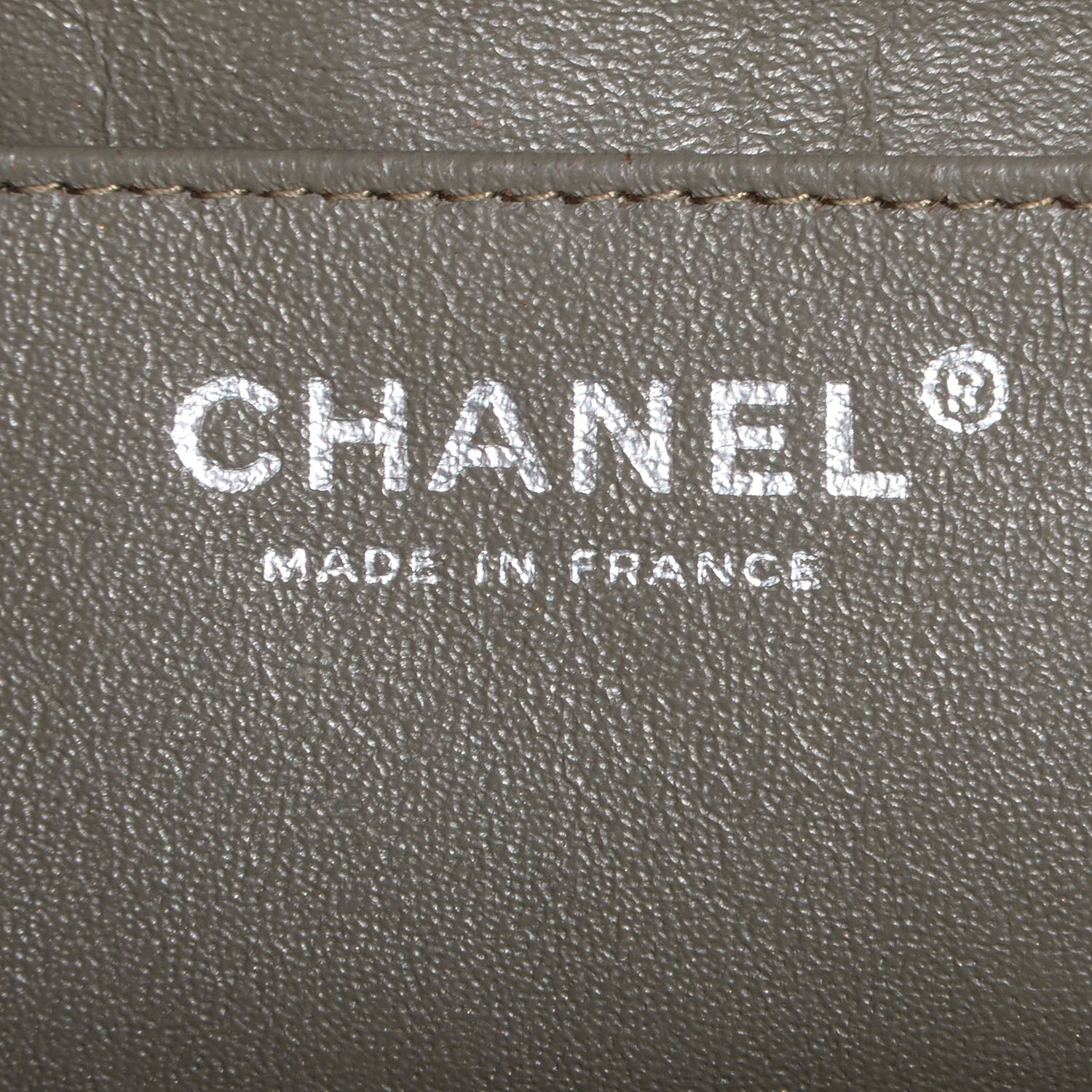 Chanel Caviar Maxi Single Flap Grey 7 of 10